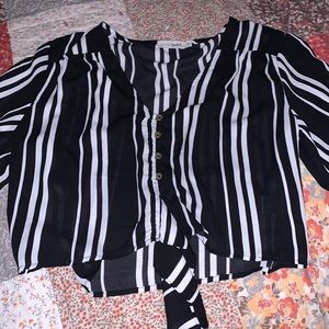 Black and white bra cover up